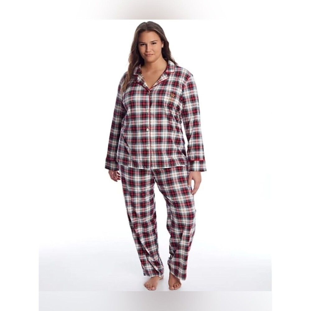 Ralph Lauren Classic Pajama Set Red Plaid